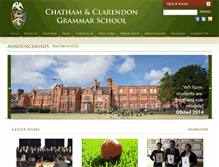 Tablet Screenshot of ccgrammarschool.co.uk